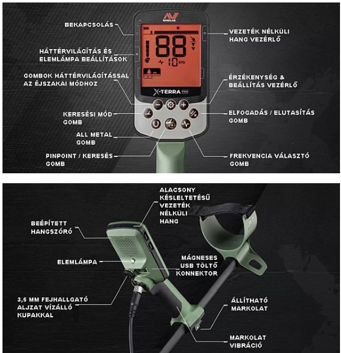 Minelab XterraPro mukodese