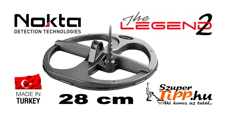 Nokta Legend 2 fémkereső 28 cm-es szonda